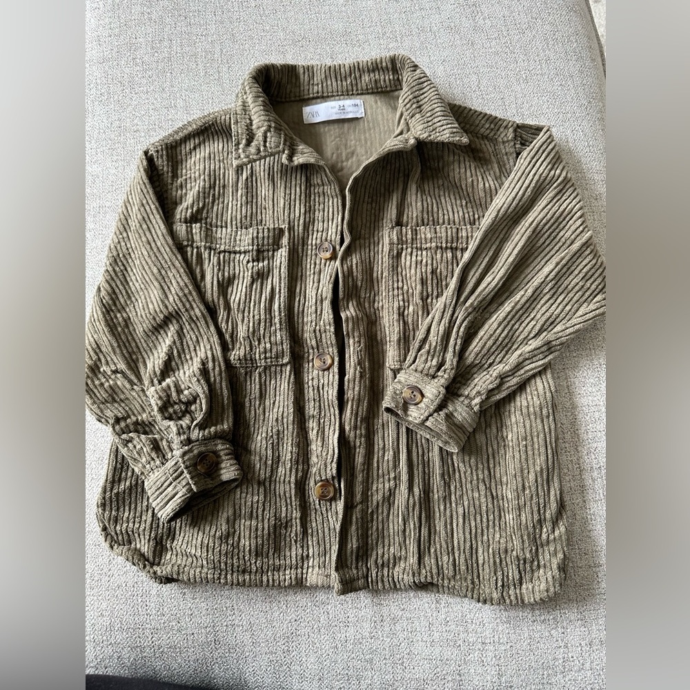 Kids Corduroy Button Up